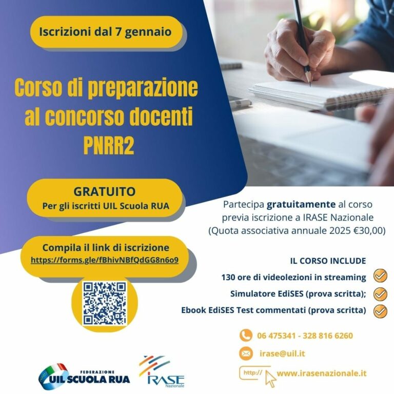Corso online asincrono di preparazione alle prove concorsuali del “CONCORSO PNRR2”