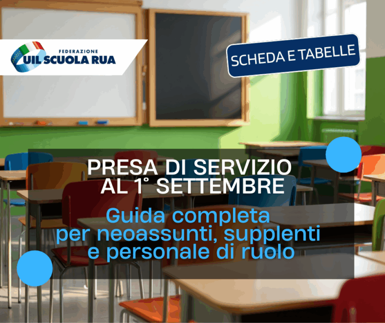 Presa di servizio 1° settembre 2025, guida completa per neoassunti, supplenti e personale di ruolo